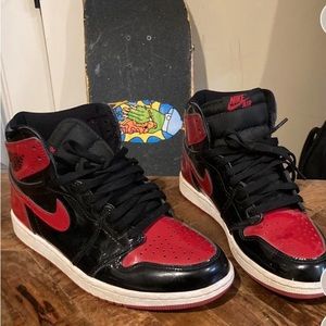 Jordan 1 retro high Og patent bred great condition no box size 9.5